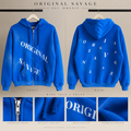 OSORIGINALSAVAGE™ Blue Zip-Up Hoodie | Bold Streetwear, Unisex Fit
