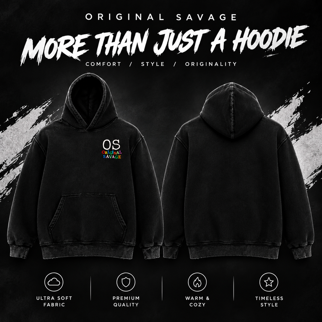 OSORIGINALSAVAGE™ BLACK HOODIE 1 of 1